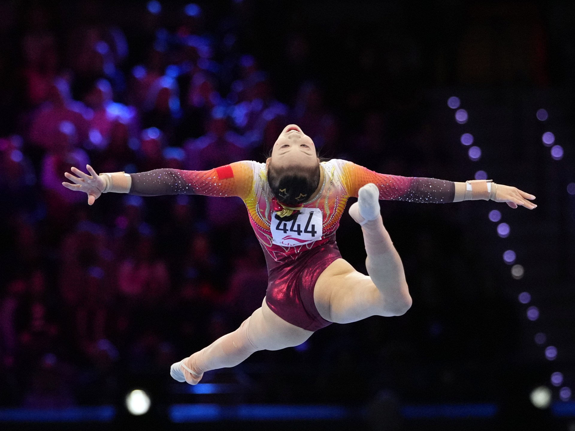 China Edges United States for Historic World Gymnastics Team Title