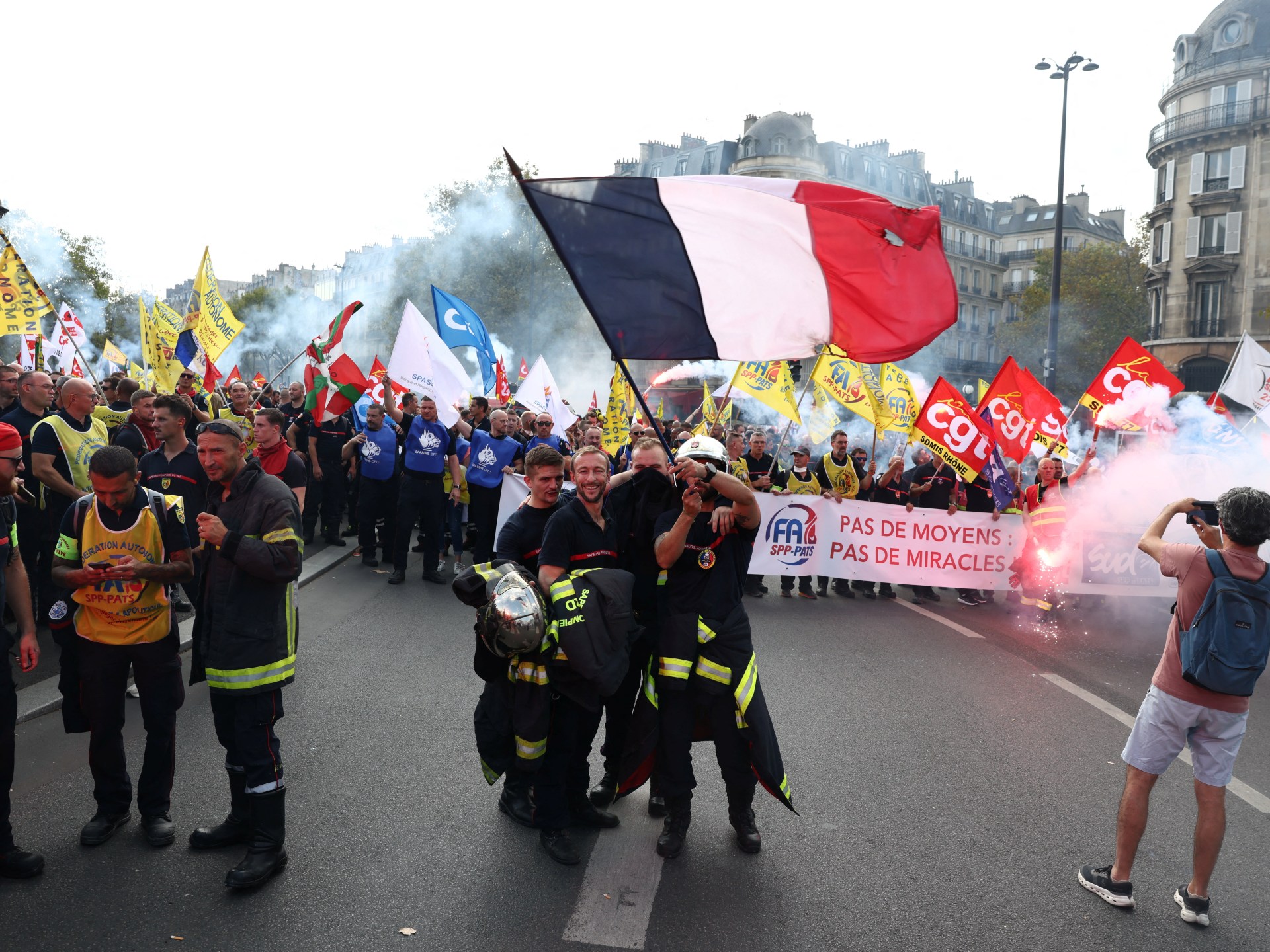 French Unrest Intensifies as Austerity Protests Turn Violent