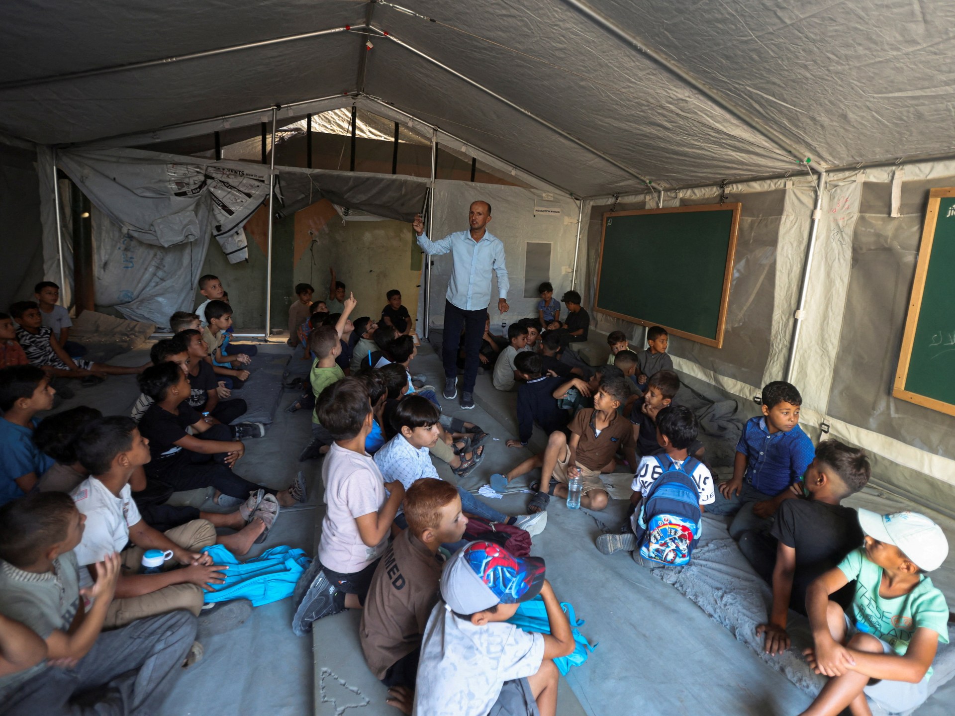 Gaza School Year Resumes Amid Rubble as Humanitarian Crisis Deepens