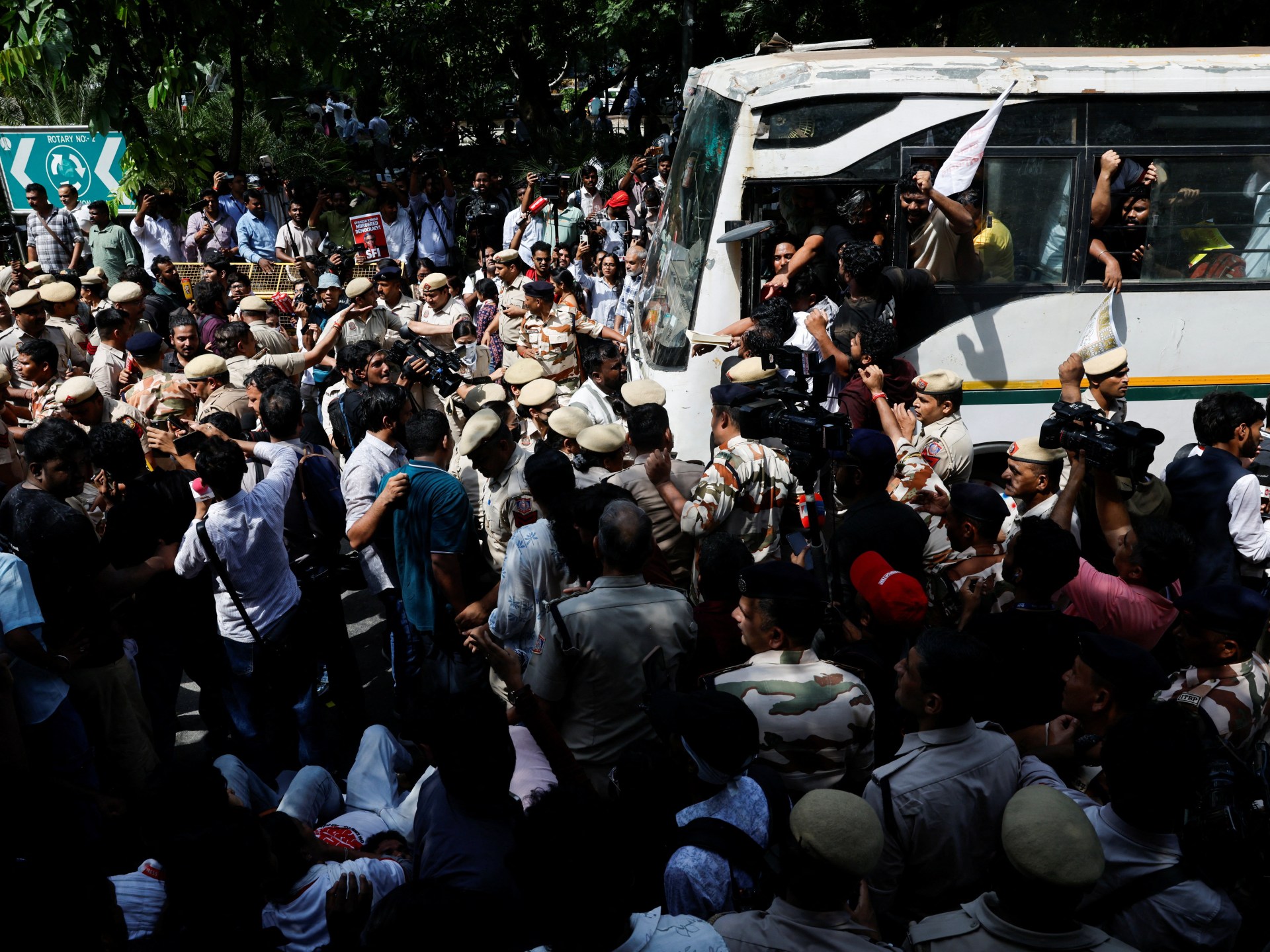 Indian Electoral Protests Trigger Market Caution and Political Volatility