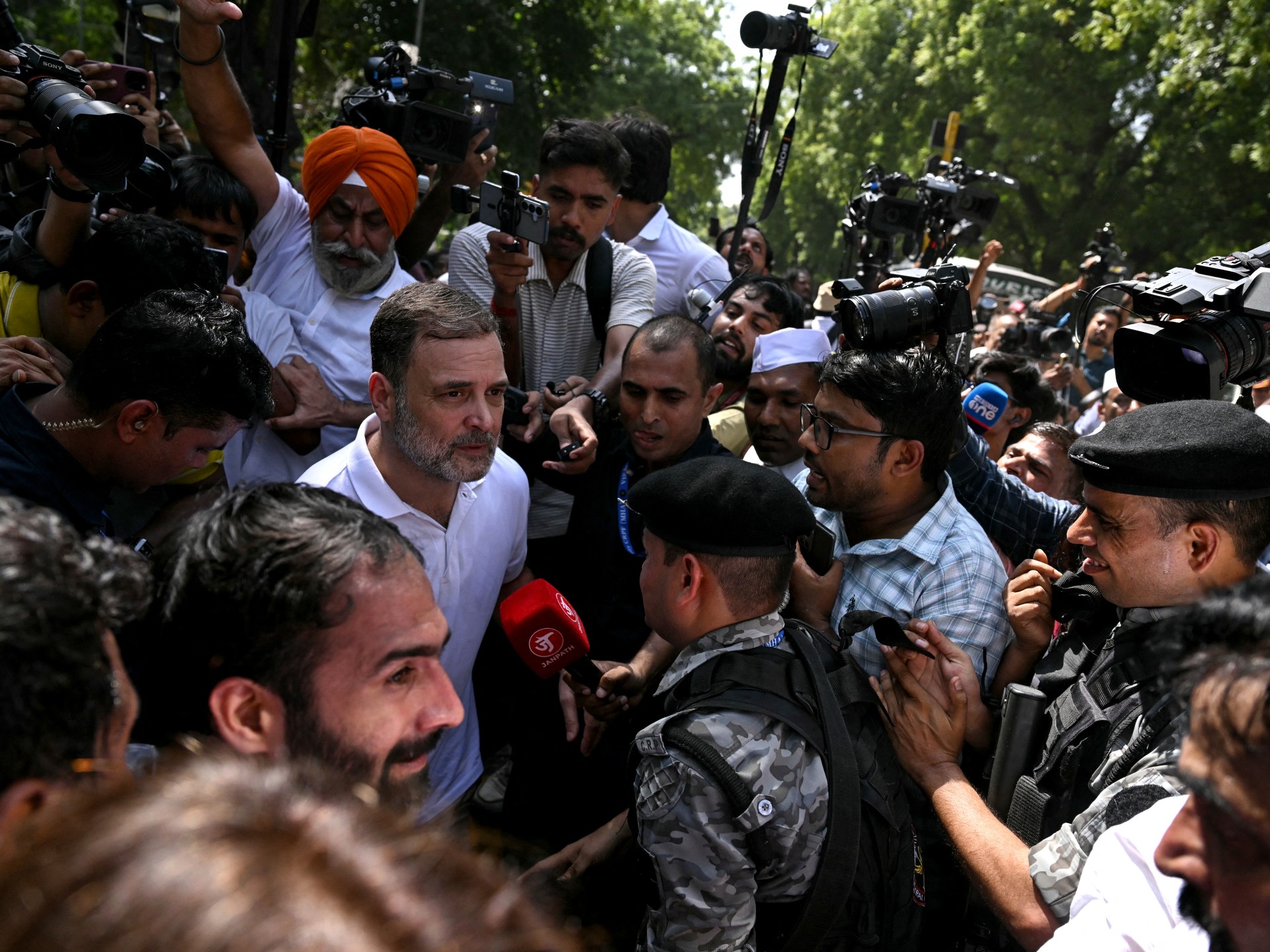 Indian Opposition Leaders Detained Amid Electoral Integrity Protests