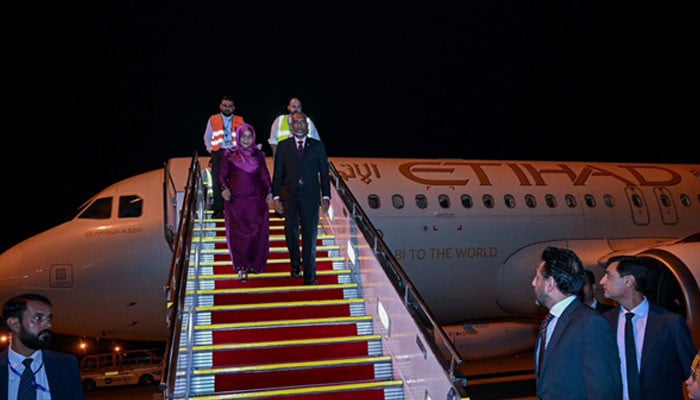 Maldives President Mohamed Muizzu Arrives in Pakistan for Bilateral Talks