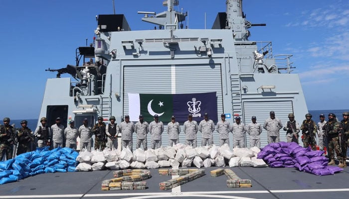 Pakistan Navy Intercepts $96 Million Narcotics Shipment in Arabian Sea