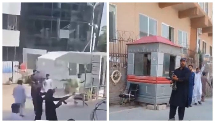 پشاور کی نجی یونیورسٹی میں طلبا احتجاج اور ہوائی فائرنگ کا واقعہ، سیکیورٹی گارڈز حراست میں، تعلیمی اداروں میں امن عامہ کا بحران شدت اختیار کر گیا
