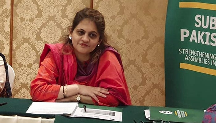مصطفیٰ کمال کے بیانات کراچی میں لسانی کشیدگی کو ہوا دینے کی سوچی سمجھی سازش ہیں، سعدیہ جاوید