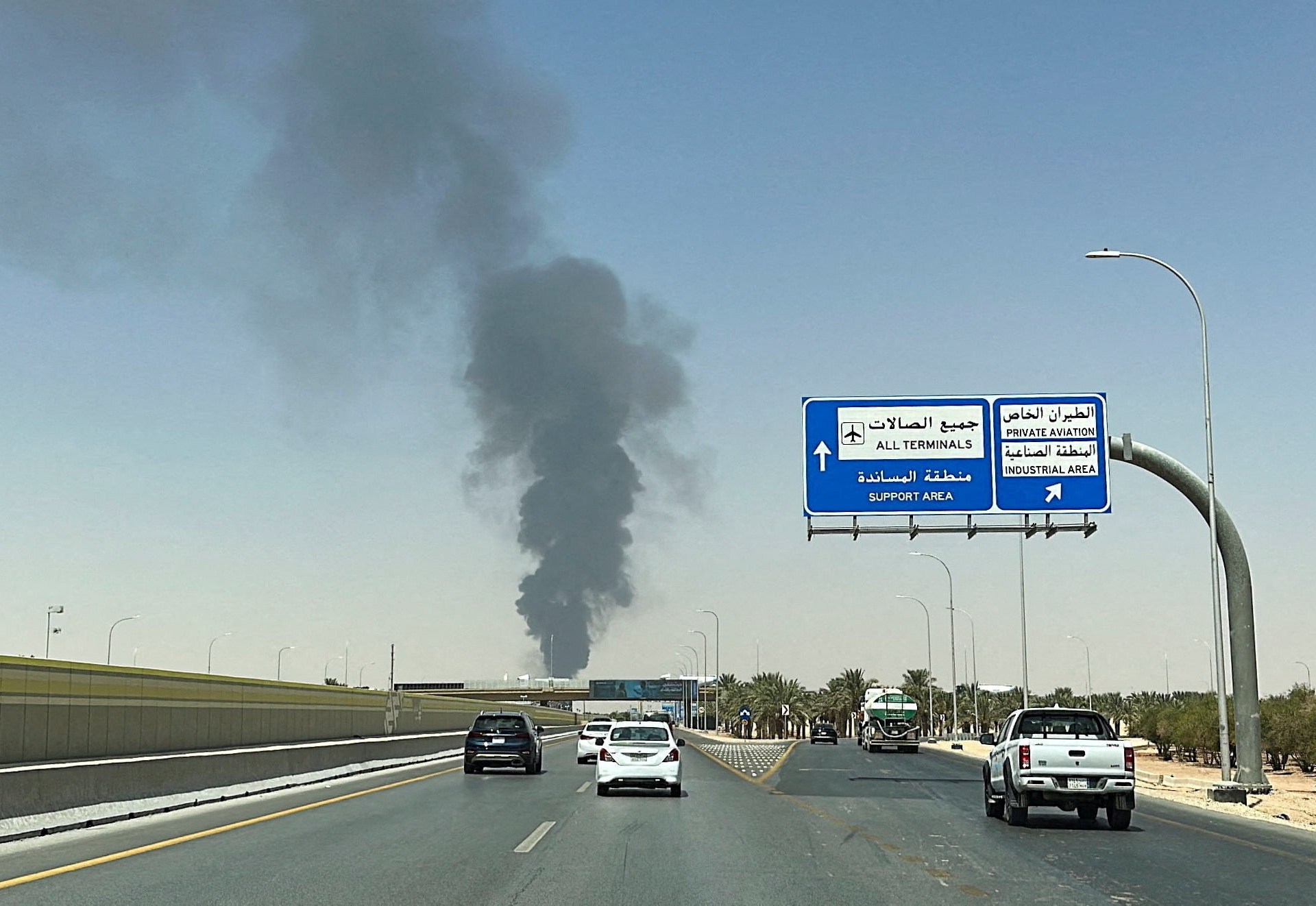 Saudi Air Defenses Intercept Houthi Ballistic Missile Fired at Riyadh