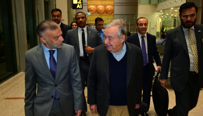 UN Chief Guterres Arrives in Islamabad for High-Stakes Official Visit